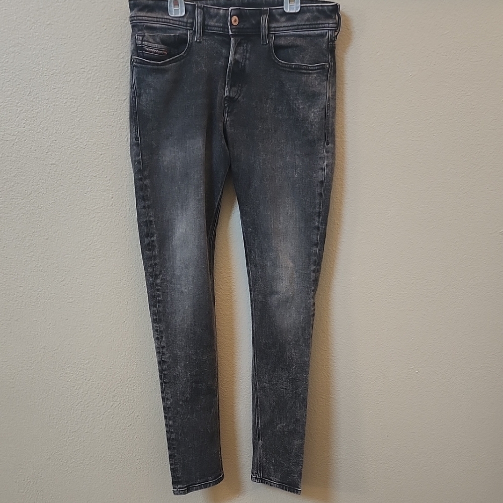 Diesel Charcoal Skinny Jeans for Men